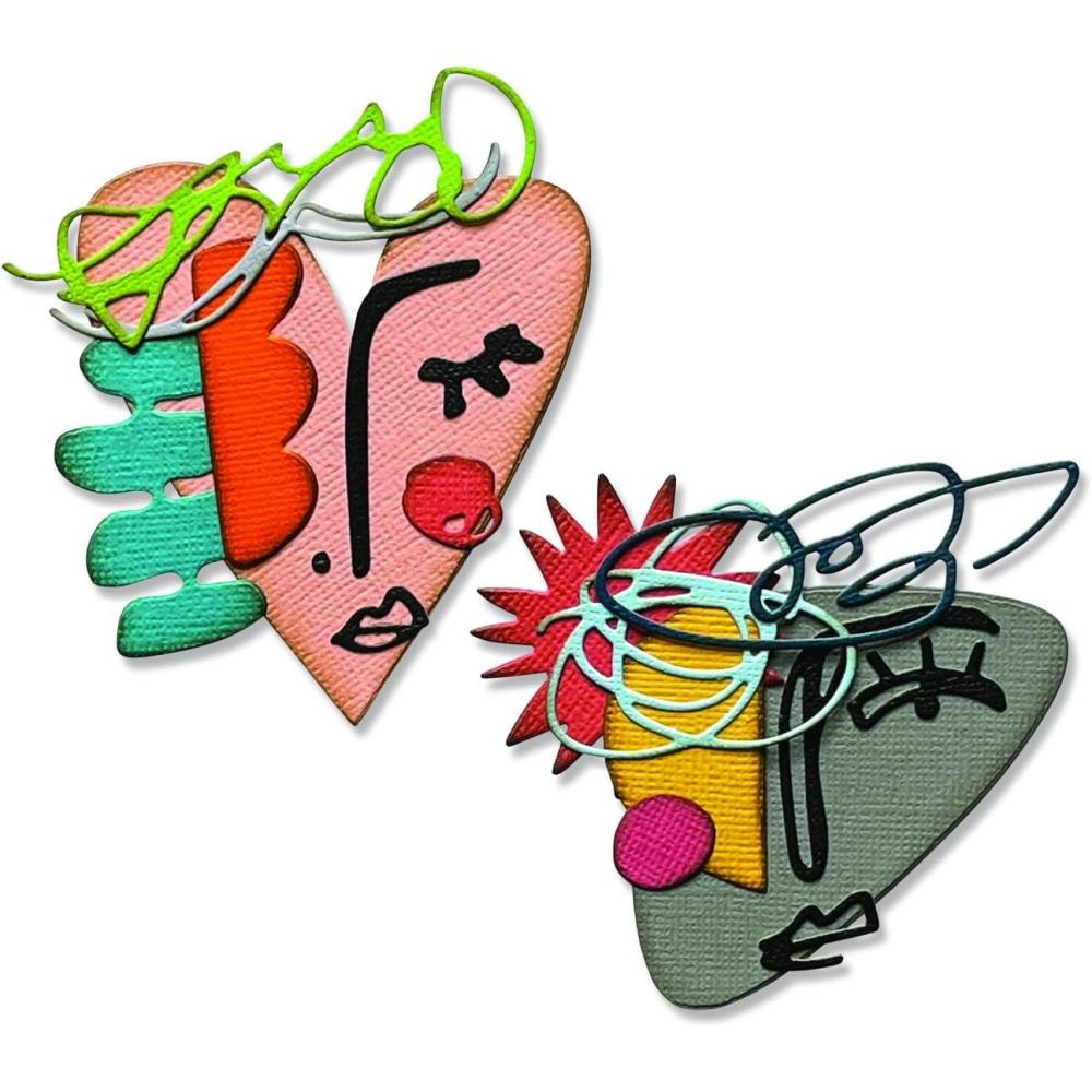image:imageSizzix Thinlits Die Set 43PK Abstract Elements by Tim Holtz 666280Multicolor