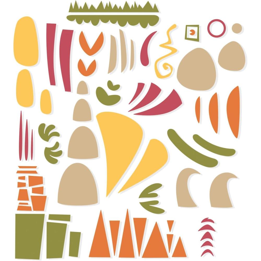 image:imageSizzix Thinlits Die Set 5PK Infinite Doodles 1 666523 Metal WaferThin Cutting Dies for Scrapbooking Embossing Journalling