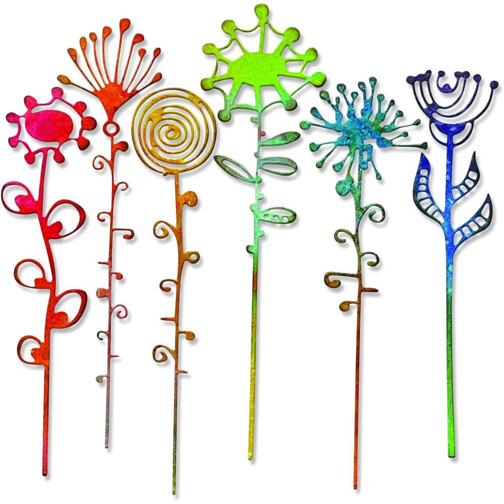 image:imageSizzix Thinlits Die Set 6PK Artsy Stems by Tim Holtz 665846 Chapter 2 2022