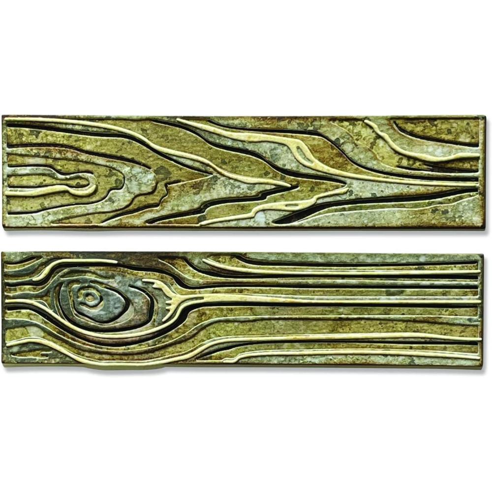 image:imageSizzix Thinlits Die Set 7PK Woodgrain Colorize by Tim Holtz 665860