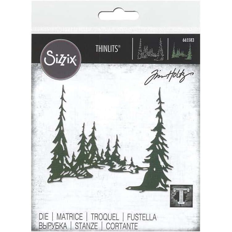 image:imageSizzix Thinlits Die Tall Pines by Tim Holtz 665583 Multicolour