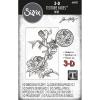 Sizzix 3-D Texture Fades Embossing Folder – Mini Roses by Tim Holtz, 665632