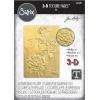 Sizzix 3-D Texture Fades Embossing Folder, Multicolor