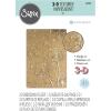 Sizzix 3-D Textured Impressions Embossing Folder Dandelion Wish by Kath Breen, 665001
