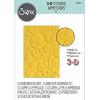 Sizzix 3-D Textured Impressions Embossing Folder Swiss Cheese, 665111, Multicolour