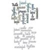 Sizzix 660225 Thinlits Die Set, Friendship Words: Script by Tim Holtz (16 Pack)(Plastic)
