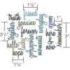 Sizzix 660225 Thinlits Die Set, Friendship Words: Script by Tim Holtz (16 Pack)(Plastic)