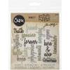 Sizzix 660225 Thinlits Die Set, Friendship Words: Script by Tim Holtz (16 Pack)(Plastic)
