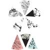 Sizzix A5 Clear Stamps 5PK w/6PK Framelits Build-a-Burst | Painterly by 49 and Market