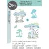 Sizzix A5 Clear Stamps & Framelits Dies – Painted Pencil Mushrooms by 49 and Market