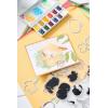 Sizzix A5 Clear Stamps w/Framelits Die Pencil Line Harvest by 49 and Market