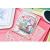 Sizzix A5 Clear Stamps w/Framelits Die Pencil Line Holly by 49 and Market