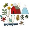 Sizzix Christmas Thinlits Die Set Funky Nordic by Tim Holtz