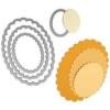 Sizzix Framelits Die Set 8/PK – Circles, Scallop(Ovals Scallop)