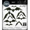 Sizzix Frightful Things Thinlits Die Set Tim Holtz, 17 Pack(Bat Crazy)