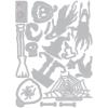 Sizzix Frightful Things Thinlits Die Set Tim Holtz, 17 Pack(Frightful Things)