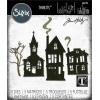 Sizzix Frightful Things Thinlits Die Set Tim Holtz, 17 Pack(Ghost Town)