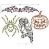 Sizzix Frightful Things Thinlits Die Set Tim Holtz, 17 Pack(Goe Halloween)