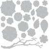 Sizzix, Multi Color, Thinlits Die Set 661806, Tattered Florals by Tim Holtz, 21 Pack, One Size (SIZ661806)