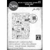 Sizzix Multi-Level Textured Impressions Embossing Folder Circuit by Tim Holtz, 665372