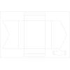 Sizzix ScoreBoards Die, Multicolor(Tiny Book Case)
