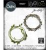 Sizzix Thinlits Die Set 10 Pack , Funky Wreaths by Tim Holtz Cutting dies, Multicolor