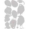 Sizzix Thinlits Die Set 11PK Bird & Egg Colorize by Tim Holtz, 665857