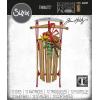 Sizzix Thinlits Die Set 12PK Vintage Sled by Tim Holtz | 666339 | Metal, Wafer-Thin Cutting Dies for Scrapbooking, Embossing, Journalling