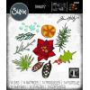 Sizzix Thinlits Die Set 14PK Modern Festive by Tim Holtz | 666069 | Chapter 4 2022 Wafer, Grey