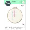 Sizzix Thinlits Die Set 2 Pack Embroidery by Olivia Rose, Multicolor
