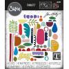 Sizzix Thinlits Die Set 43PK Abstract Elements by Tim Holtz, 666280(Multi-colour)