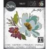 Sizzix Thinlits Die Set 5PK Brushstroke Flowers #3 by Tim Holtz, 665360