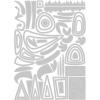 Sizzix Thinlits Die Set 5PK Infinite Doodles #1 | 666523 | Metal, Wafer-Thin Cutting Dies for Scrapbooking, Embossing, Journalling