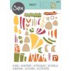 Sizzix Thinlits Die Set 5PK Infinite Doodles #1 | 666523 | Metal, Wafer-Thin Cutting Dies for Scrapbooking, Embossing, Journalling