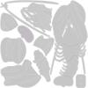 Sizzix Thinlits Die Set Ocean Critters, Multicolor, One Size