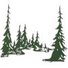 Sizzix Thinlits Die Tall Pines by Tim Holtz, 665583, Multicolour