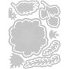 Sizzix Thinlits Plus Die Set 11 Pack Cake Box by Georgie Evans, Multicolor(Floral)