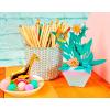Sizzix Thinlits Plus Die Set 11 Pack Cake Box by Georgie Evans, Multicolor(Plant Pot Pop-Up)