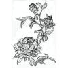 Sizzix 3-D Texture Fades Embossing Folder – Mini Roses by Tim Holtz, 665632