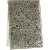 Sizzix 3-D Textured Impressions Embossing Folder Paisley by Georgie Evans, 664796, Multicolor