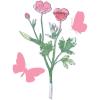 Sizzix A5 Clear Stamps & Framelits Dies – Painted Pencil Botanical by 49 and Market
