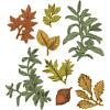 Sizzix A5 Clear Stamps w/Framelits Die Forever Leaves by 49 and Market