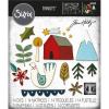 Sizzix Christmas Thinlits Die Set Funky Nordic by Tim Holtz