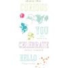 Sizzix Clear Stamps – Hello You Sentiments by 49 and Market