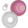 Sizzix Framelits Die Set 8/PK – Circles, Scallop(Circles)