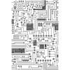 Sizzix Multi-Level Textured Impressions Embossing Folder Circuit by Tim Holtz, 665372