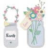 Sizzix Thinlits Die 665079 Jar of Flowers by Lisa Jones 17 Pack