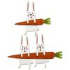Sizzix Thinlits Die 665213 Carrot Bunny by Tim Holtz 11 Pack, Multicolor