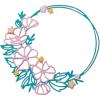 Sizzix Thinlits Die Set – Floral Round