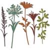 Sizzix Thinlits Die Set , Wildflower Stems #2 by Tim Holtz, 5 Pack, One Size, Multicolor 5 Piece(Wildflower Stems #2)